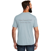 tee with pocket - artic blue