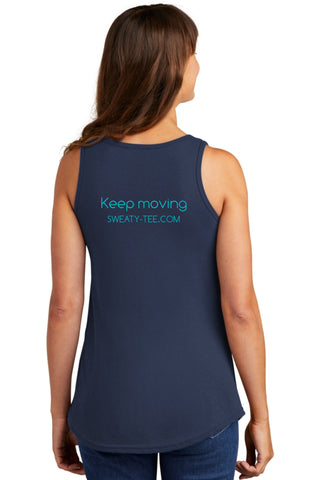 tank top with pocket, navy